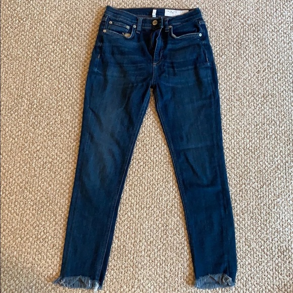 Rag & bone high rise ankle skinny jeans - Picture 1 of 7